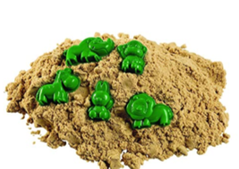 Excellerations Sensory Play Sand Natural with 5 Bonus molds 5lbs  - $34.95