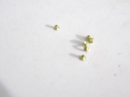 LIONEL POST-WAR PART 610-8009-187 EYELETS - BRASS- -6 PCS- NEW- SR148 - $28.20 MXN