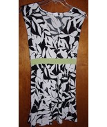 Maurices Black &amp; White Leaf Print Tunic Top Size XL - €6,07 EUR