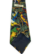 Disney Mickey And Donald Jungle Parrots Birds, ￼ Novelty Men’s Tie Necktie - £7.57 GBP