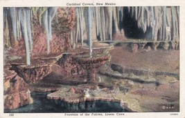 Carlsbad Cavern New Mexico NM Fountain of the Fairies Cave Postcard D04 - £2.39 GBP