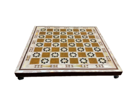 Handmade, Wood Chess Board, Chess Set, Game Board, Inlaid Mother of Pear... - £129.00 GBP
