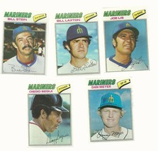 10 1977 Topps Baseball Seattle Mariners Ex+++ Rare Grouping - £5.47 GBP