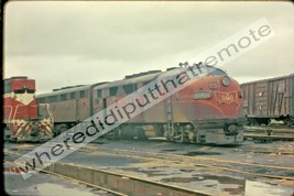 Original Slide Gulf Mobile and Ohio GM&amp;O 800A EMD F3A Granite City ILL 6-1-69 - £11.53 GBP