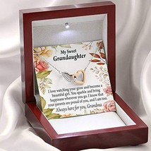 Express Your Love Gifts We&#39;re Proud of You, Granddaughter Necklace Inseparable N - £50.27 GBP
