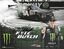 Autographed 2014 Kyle Busch #54 Monster Racing Rowdy Official Hero Card (Xfinity - £53.94 GBP