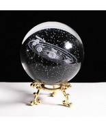 Crystal K9 Solar System Planet Globe 3D Laser Engraved Sun Ball Touch Sw... - £28.43 GBP+