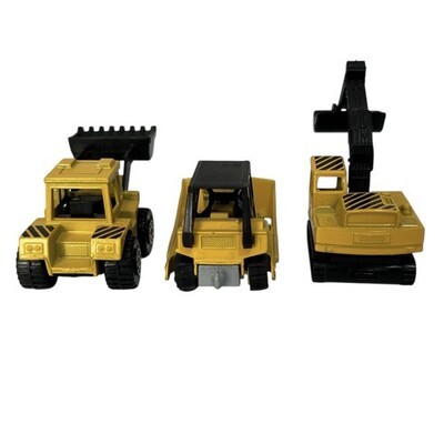 Vtg Matchbox Construction Vehicles Lot 3 Bulldozer Excavator Tractor Shovel Item image 5
