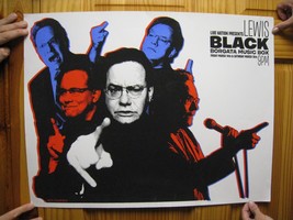 Lewis Noir Affiche Concert Borgata Musique Boite - £141.58 GBP