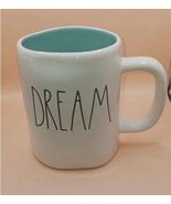 Rae Dunn Mug &quot;DREAM&quot; 16 Oz Coffee/Tea Mug With Turquoise Interior 2018 - £17.40 GBP