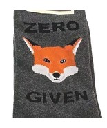 ZERO FOX GIVEN Socksmith Men&#39;s Crew Socks Gray for Shoe Size 7-12.5 - £8.62 GBP