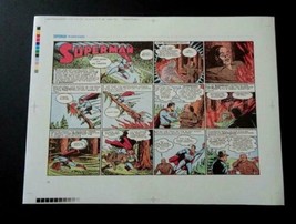 1998 Golden Age Superman proof art page 176, DC Action Adventure Comics strip pg - $76.91