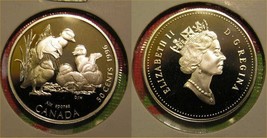 1996 Canada Frosted Silver Little Wild Ones Wood Ducklings Half Dollar Proof - $17.99