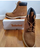 Timberland Premium 6 In Dark Wheat Nubuck  Boots TB 072066 EBL Men&#39;s Siz... - £107.48 GBP