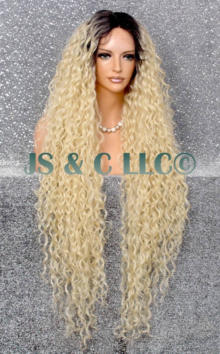 Extra Long Spiral Curly wig Full Volume w. Baby Hair Heat Safe Lace Front Human  Item image 5