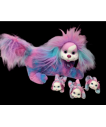 Puppy Surprise Plush Cassie Dog Mom 3 Puppies Pink Blue Purple Tie Dye 2017 - $380.15 MXN