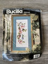 Bucilla Hummingbirds Crewel Kit 40590 NEW Vintage 1991 Floral Birds Nature Baatz - £23.61 GBP