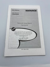 Magnavox Owners Manual For Model # 27MS4504 - $6.13