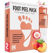Hicream Foot Peel Mask- 2 Pairs of Regular Skin Exfoliating Foot mask For Cracke - £4.75 GBP