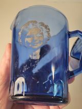 2 Shirley Temple Small Pitchers Cobalt Blue 1930's image 4