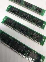 Set Of 4 256K 30-pin Simm Ram 256 Kbyte 80ns Pair Total 1MB 3-chip Ibm Apple Xt - £12.85 GBP