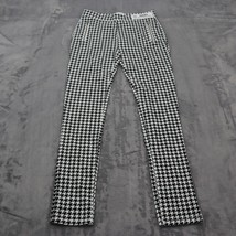 The Childrens Place Pants Youth Girls 12 Black White Casual Skinny Houndstooth - £17.02 GBP