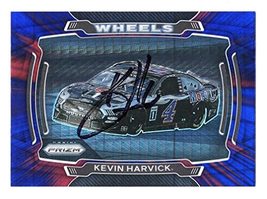 Autographed Kevin Harvick 2021 Panini Prizm Racing Wheels (#4 Mobil 1 Team) Rare - £45.76 GBP