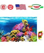 Waterproof Aquarium Background with Sea Plants - Ideal for 10 Gallon Tanks - $315.07 MXN