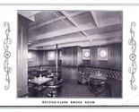 Second Class Smoke Room SS Vestris Lamport &amp; Holt Line Issue DB Postcard... - $12.82