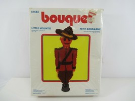 Bouquet Little Mountie Latch Hooked Wall Hanging Kit RCMP Canada Vtg Sealed - $30.20