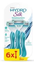 Schick Hydro Silk Sensitive Care Women&#39;s Disposable Razors, Pack of 6 - £19.87 GBP