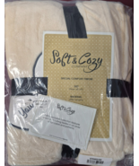 B 2 G 1 FREE (Add 3) Soft &amp; Cozy Company Special Comfort Throw 60" x 70"... - $19.97