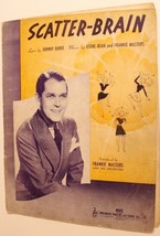 Vintage Scatter-Brain Sheet Music 1939 - £3.94 GBP