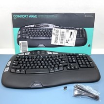 Logitech K350 Comfort Wave Unifying Wireless Quiet Keyboard with Dongle, Adapter - £16.69 GBP