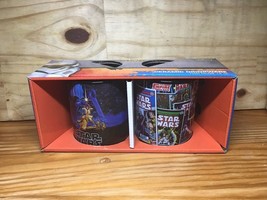 Star Wars Coffee Mugs 14oz Each Lucas Films Ltd. 2016 Set of Two NIB New In Box - £9.52 GBP