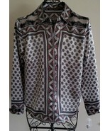 Zac &amp; Rachel Brand ~ Multi Colored ~ Button Up Blouse ~ Women&#39;s Size Large - £17.67 GBP