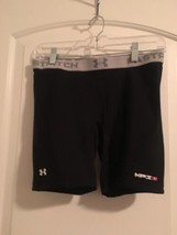 Under Armour Women&#39;s Black Fast Pitch Baseball Slider Shorts Sports Size... - $28.71