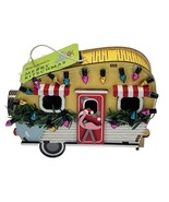 Mid Century Modern Trailer Camper Laser Cut Wood Christmas Ornament NEW ... - $23.28