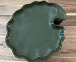 Vintage Hall Pottery Buffet Lily Pad Ruffled Party Plates Weigh Stemware... - £15.93 GBP