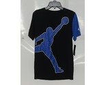 Air Jordan Jumpman Boys LArge 12 13 Years Black Blue T Shirt - $30.00