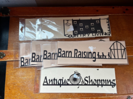 Lot of Laser Dreamscape’s COUNTRY LIVING Antique Shopping BARN RAISING D... - $9.49