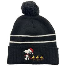 Peanuts Snoopy with Woodstock Beanie - Black - $32.66
