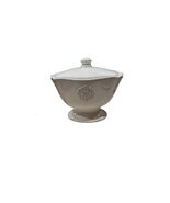 Southern Living at Hm PETITE LIDDED BOWL White Creme Stoneware Covered D... - $12.00