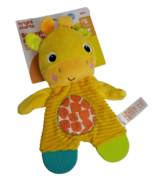 Bright Starts Giraffe Teether Lovey Snuggle &amp; Teethe Soft Crinkle Baby Toy - $14.38