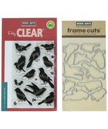 Hero Arts BIRD WORDS Clear Stamp and Die Combo set 26 pieces Hope Love B... - £17.55 GBP