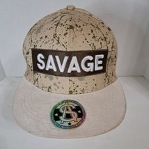 Sole Addiction SnapBack SAVAGE Flat Brim Cap Hat One Size  - £12.13 GBP