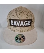 Sole Addiction SnapBack SAVAGE Flat Brim Cap Hat One Size  - £12.17 GBP