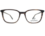 Sperry Eyeglasses Frames FLYNN C02 Clear Brown Horn Square Full Rim 51-1... - $55.97