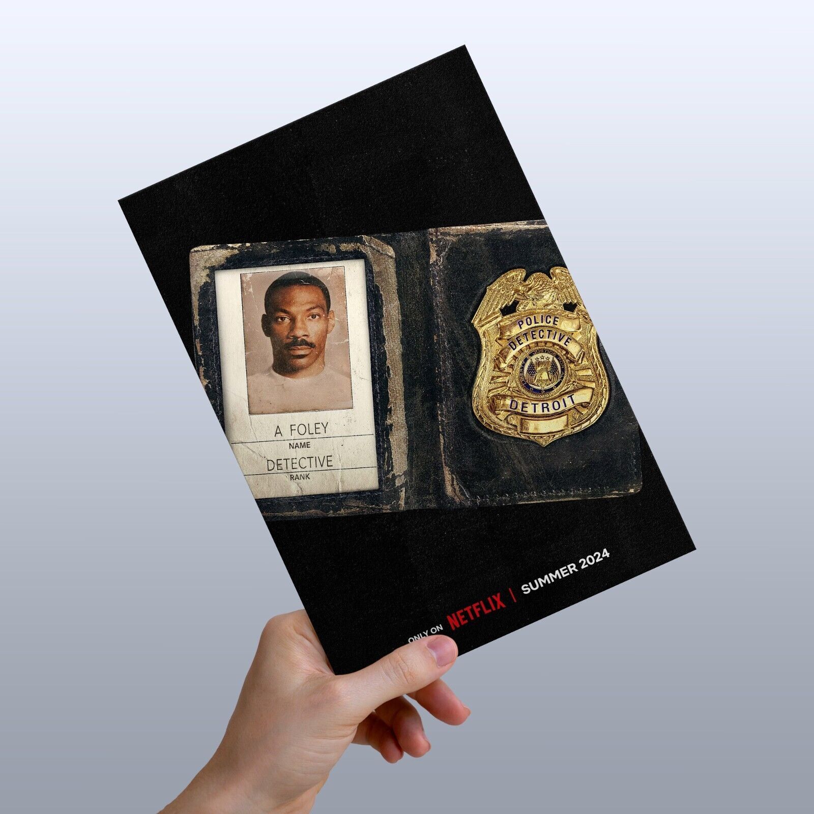 BEVERLY HILLS COP: AXEL F movie poster Promo Version 2024 Netflix Film Wall Art