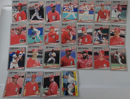 1989 Fleer St. Louis Cardinals Team Set Of 25 Baseball Cards - £3.14 GBP